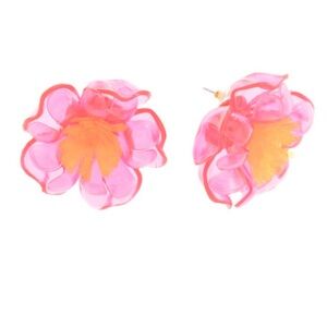 Betsey Johnson Jelly Floral Earrings